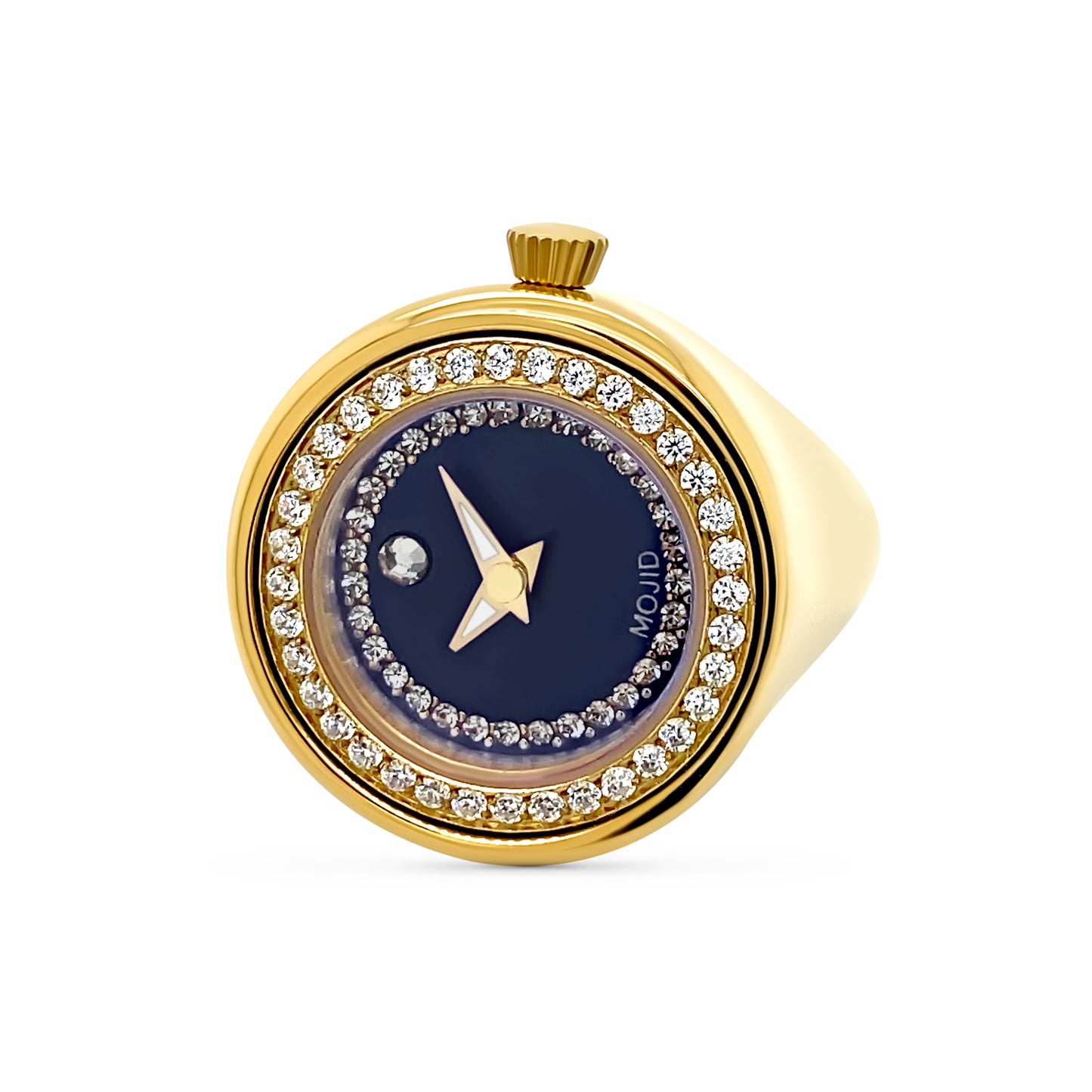 Gold with Navy Blue Dial